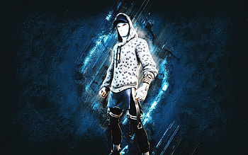 Fortnite Slate Marius Skin, Fortnite, main characters, blue stone background, Slate Marius Marigold, Fortnite skins, Slate Marius Skin, Slate Marius Fortnite, Fortnite characters HD wallpaper