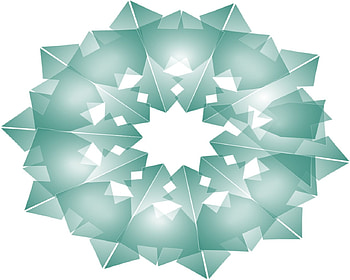 flake, star, green HD wallpaper