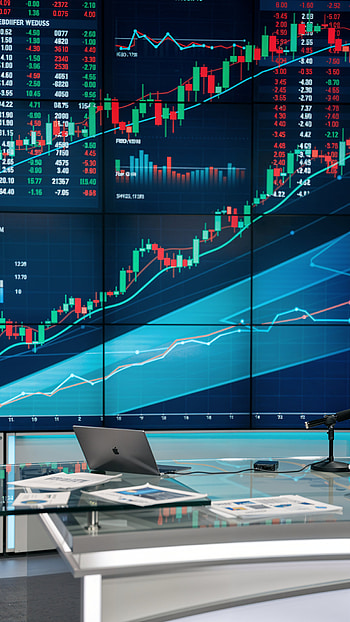 Market Momentum: Stock Chart HD phone wallpaper