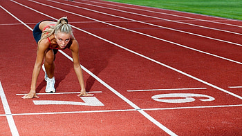 Runner track, Athletes HD wallpaper