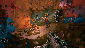 Deep Rock Galactic: Survivor – Intense Cave Exploration Scene, video game, Deep Rock Galactic: Survivor HD wallpaper