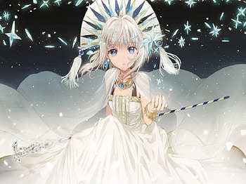 Archbishop, orginal, magic, fantasy, pretty, girl HD wallpaper