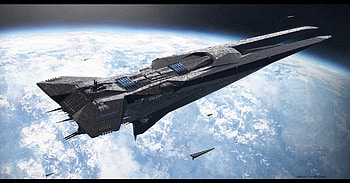 Mothership design 02, spaceship, Sci Fi, Science Fiction, space, futuristic design HD wallpaper