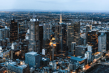 Cities, Architecture, City, Skyscraper, Building, Lights HD wallpaper