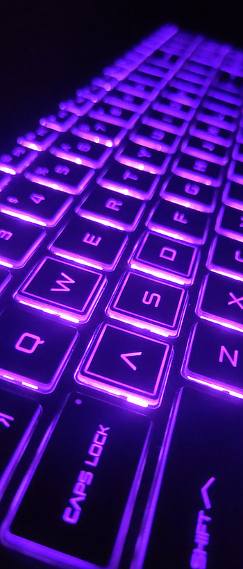 Neon Keyboard, light, design, Asthetic, Hacker HD phone wallpaper