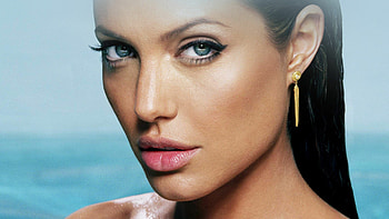 Angelina Jolie, , Lips, Sensual beauty HD wallpaper