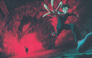 Dandadan Anime Action in – Ken Takakura Inspired HD wallpaper