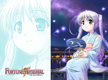 Fortune Arterial, cute, anime, shiro HD wallpaper