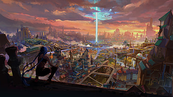 Arcane: League of Legends, Riotx Arcane event, Celebrating Netflix series, Gaming crossover HD wallpaper
