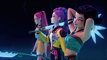 movie, KPop Demon Hunters, Rumi (KPop Demon Hunters), Zoey (KPop Demon Hunters), Mira (KPop Demon Hunters) HD wallpaper