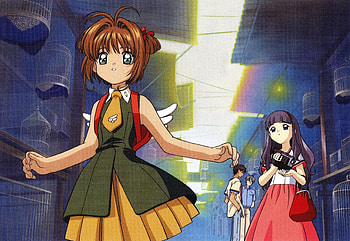 Cardcaptor Sakura, Anime, Sakura Kinomoto, Tomoyo Daidouji, Toya Kinomoto, Yukito Tsukishiro HD wallpaper