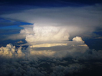 Kissing the sky, light, clouds, sky, water, ice HD wallpaper