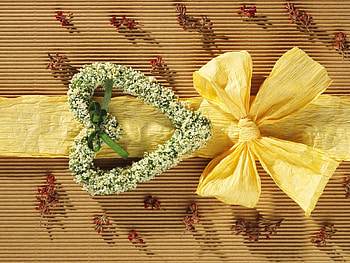 Love, Gift, Present, Bow, Heart HD wallpaper