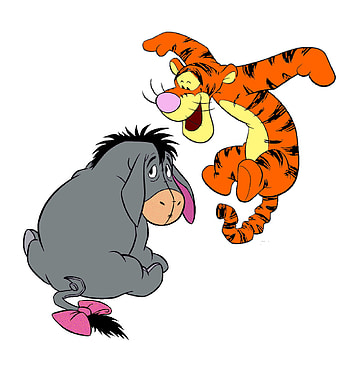 Cartoon Eeyore, Quotes, Winnie the Pooh series HD phone wallpaper