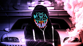 Glowing Mask Pattern , hoodie, anonymus, mask, graphy HD wallpaper