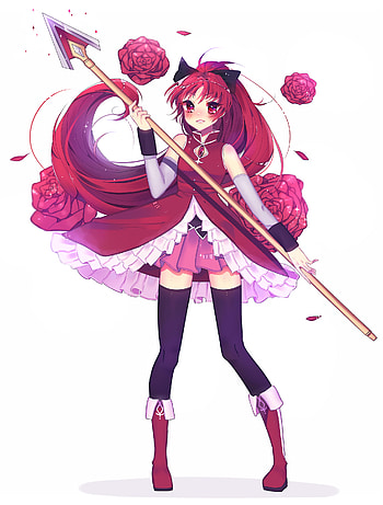 Kyoko Sakura, Puella Magi Madoka Magica, Anime, Sakura HD phone wallpaper