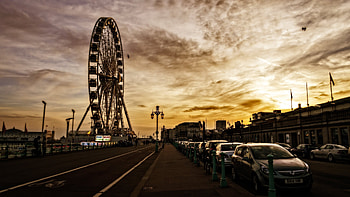 London Eye, U, Breathtaking scenery, Cityscape HD wallpaper