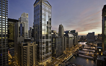 Cities, Rivers, Bridges, Sky, Skyscrapers HD wallpaper