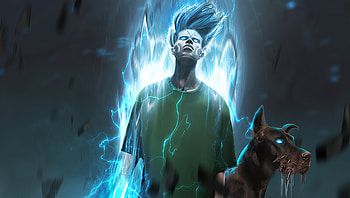 SSJGB Shaggy , artist, artwork, digital-art, artstation HD wallpaper