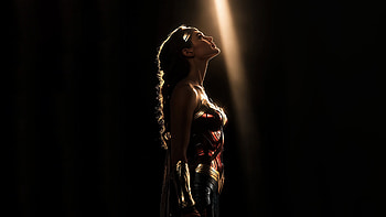 Wonder Woman Shield Of Hope, wonder-woman, superheroes, artwork, digital-art, ai, dark HD wallpaper