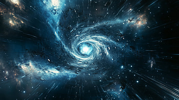 : Cosmic Light Portal in Deep Space, portal, light, space HD wallpaper