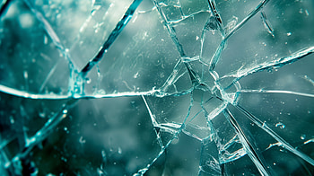 Crystalline Fracture - Broken Glass, broken glass, texture, Abstract HD wallpaper