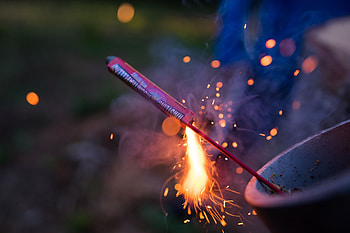 Holidays, Sparks, Fireworks, Firework, Petard HD wallpaper
