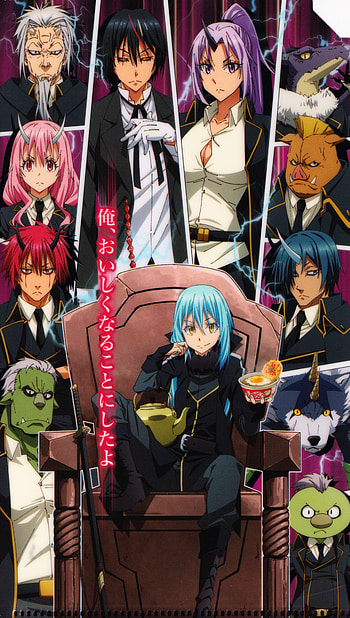 Tensei Shitara Slime Datta Ken (Hakurou (Tensei Shitara Slime), Diablo (Tensei Shitara Slime), Shion (Tensei Shitara Slime), Shuna (Tensei Shitara Slime), Geld (Tensei Shitara Slime), Benimaru (Tensei Shitara Slime), Souei (Tensei Shitara, Tensei Shitara Slime Datta Ken Shuna HD phone wallpaper