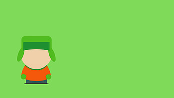 Kyle Broflovski South Park Minimalism , south-park, animated-shows, cartoons, tv-shows, artist, deviantart HD wallpaper