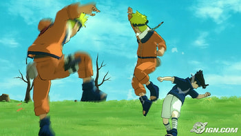 Twin Clone Rising Punch!, punch, naruto, naruoultimateninjastorm, twinclone, clone HD wallpaper