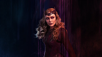 Goddess Scarlet Witch, scarlet-witch, superheroes, artwork, digital-art, art HD wallpaper