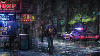 Cyberpunk Street Scene Electric Night Walker, cyberpunk, street, electric, night, walker, artist, artwork, art, digital-art, ai, artstation HD wallpaper