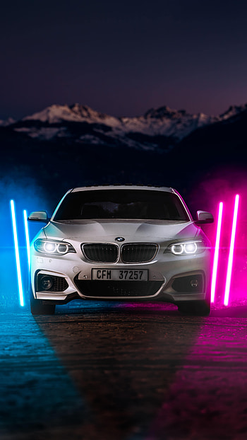 Bmw, Cars, Car, Neon, Bmw M2 HD phone wallpaper