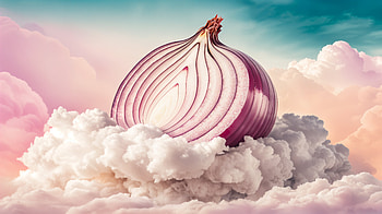 Dreamy Onion: A Ultra Delight, onion, cloud, surreal, nature HD wallpaper