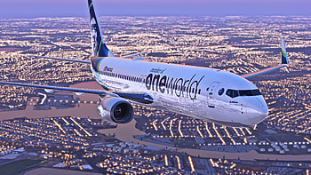 Alaska Airlines, One World livery, 737-900, Ultimate aircraft skins HD wallpaper