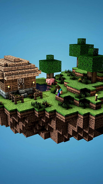 Unique Minecraft , Gaming community's favorite, Artistic expression, Scene portrayal HD phone wallpaper