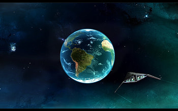 Landscape, Planets, Universe HD wallpaper