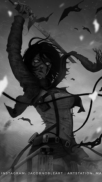 Mikasa Ackerman, Mikasa Ackerman, Anime, Attack on Titan HD phone wallpaper