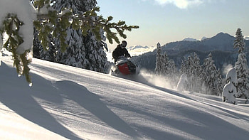 Snowmobile HD wallpaper