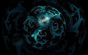 Abstract, Dark, Form, Rotation, Ball HD wallpaper