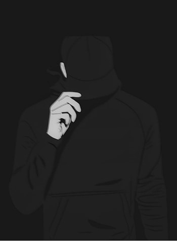 Anonymous, monochrome graphy, flash graphy HD phone wallpaper