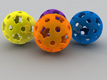 Stars, Multicolored, Motley, 3D, Form, Forms, Figure, Balls HD wallpaper