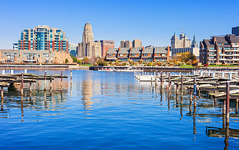 Buffalo skyline, New York, Travels, Cityscape HD wallpaper