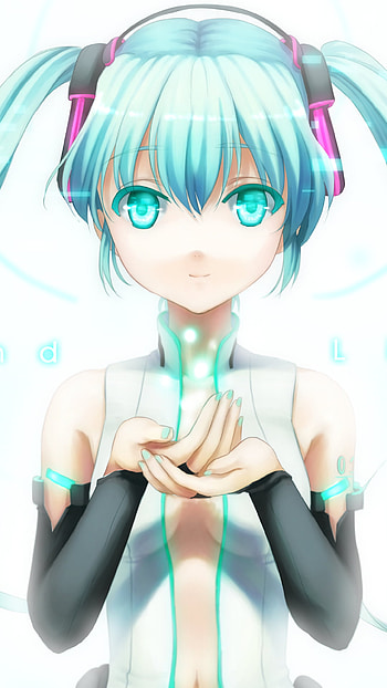 Hatsune Miku, Anime, Vocaloid HD phone wallpaper