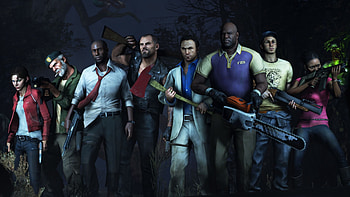 Left 4 Dead 2, Intense zombie battles, Fear-inducing atmosphere, Survival horror HD wallpaper
