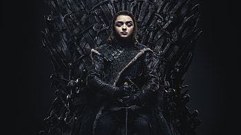 Maisie Williams as Arya Stark in Game of Thrones Season 8 HD wallpaper