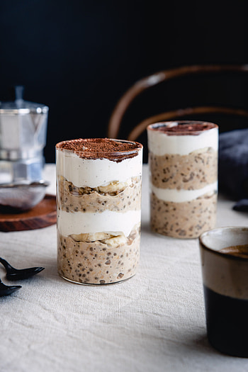 Tiramisu overnight oats, Creamy delight, Healthy breakfast, Nutritious goodness HD phone wallpaper