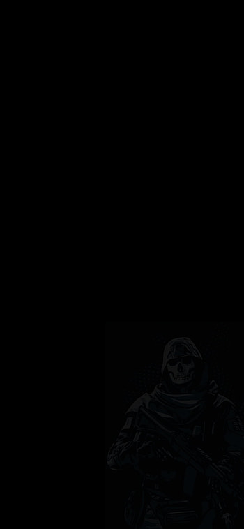 SHADOWS GHOST, COD MOBILE, AMOLED, SHADOW, COD, OLED, BLACK, CALL OF DUTY, WP, CALL OF DUTY MOBILE HD phone wallpaper