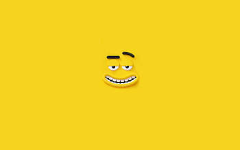 winking smiley, , 3D smilies, minimal, creative, emotions smilies, wink, smilies, wink minimalism HD wallpaper