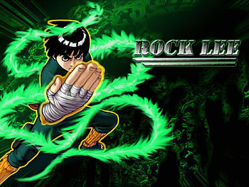 Rock Lee, anime, boy, green, powerful HD wallpaper